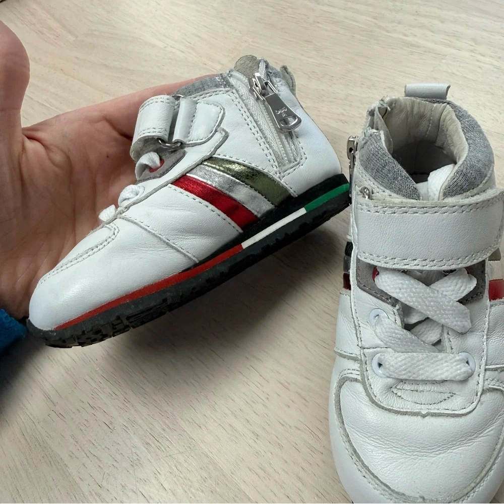 Dolce & Gabbana mid top white sneakers